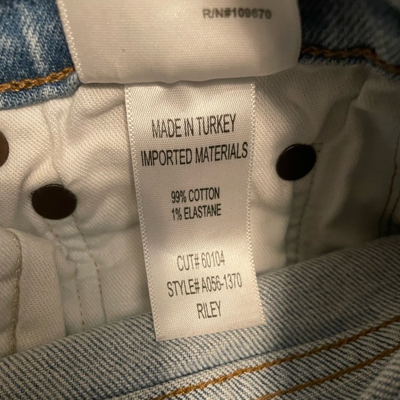 AGOLDE Riley High Rise Straight Crop Jeans size 24 - Picture 9 of 9